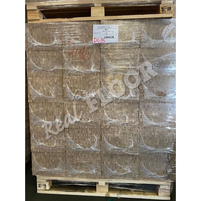 Dub průmyslové parkety 160x8x22,8mm