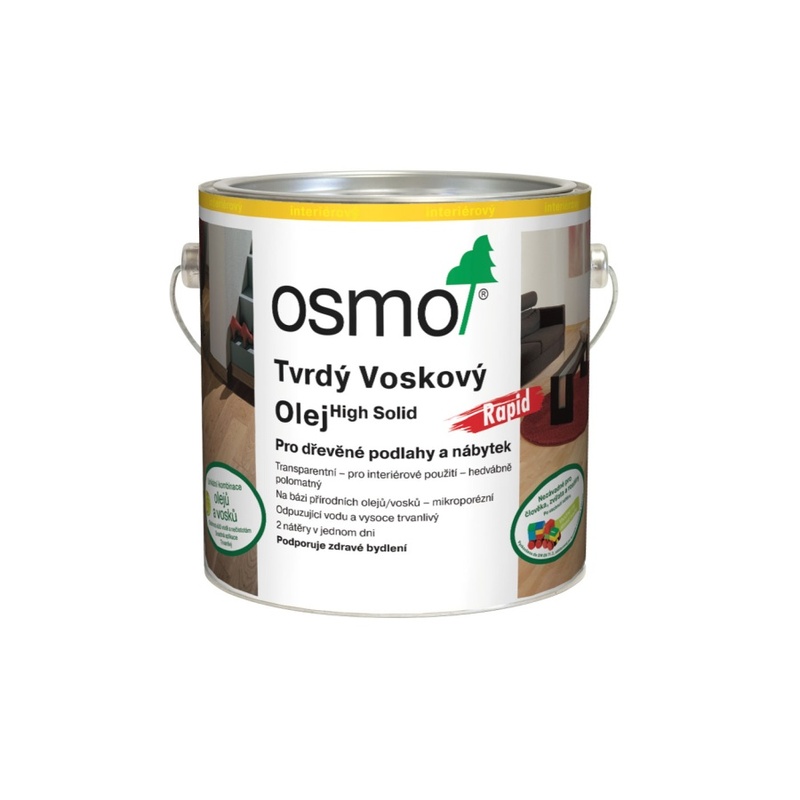 3232 RAPID Tvrdý voskový olej, 2,5 l