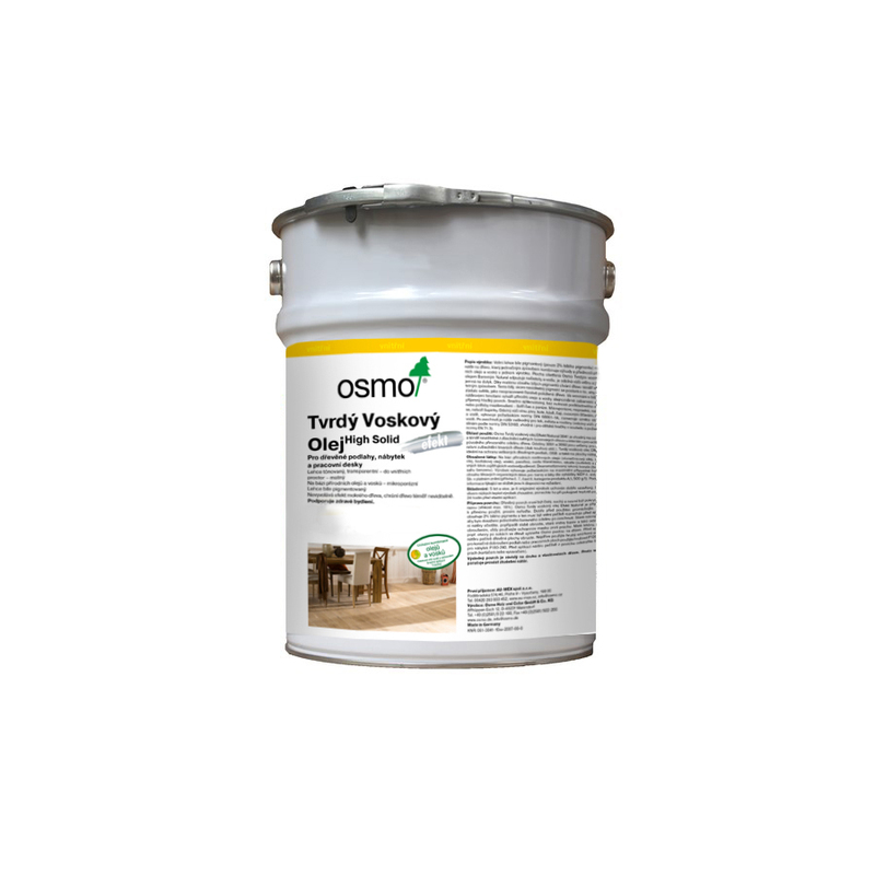 3044 Tvrdý voskový olej, Natural surový 10 l