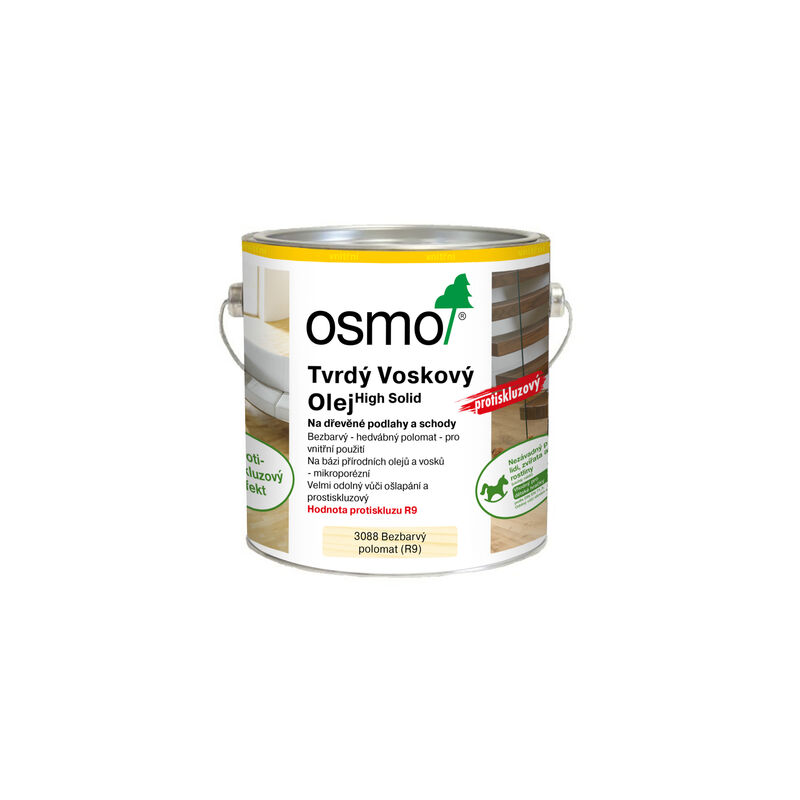 3088 Tvrdý vosk.olej, protiskluz. R9 2,5 l