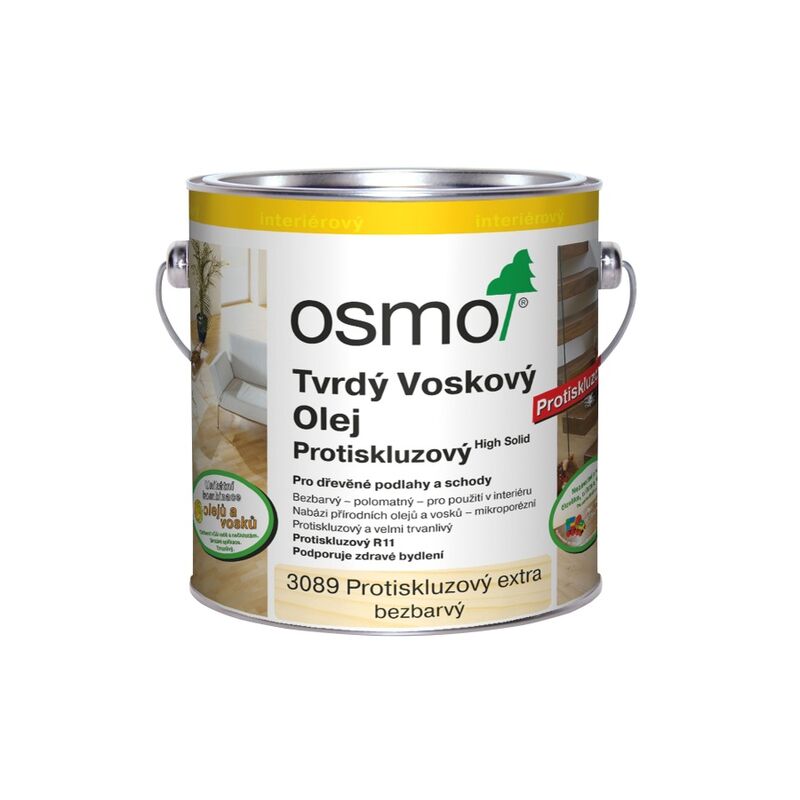 3089 Tvrdý vosk.olej,protiskluz Extra R11  2,5 l