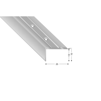 Pravoúhlý profil Zlatý vrtaný 270 cm, 15 mm