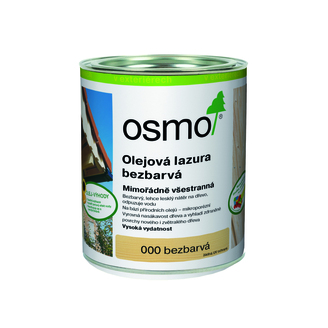 000 Olejová lazura, Bezbarvá 0,75 l