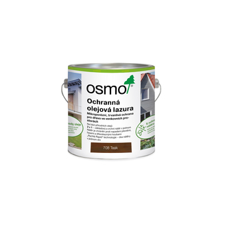 708 Ochranná olejová lazura, Teak 2,5 l