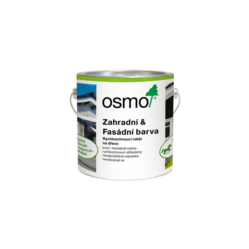 7262 Zahradní & Fasádní barva čistá bílá 2,5 l