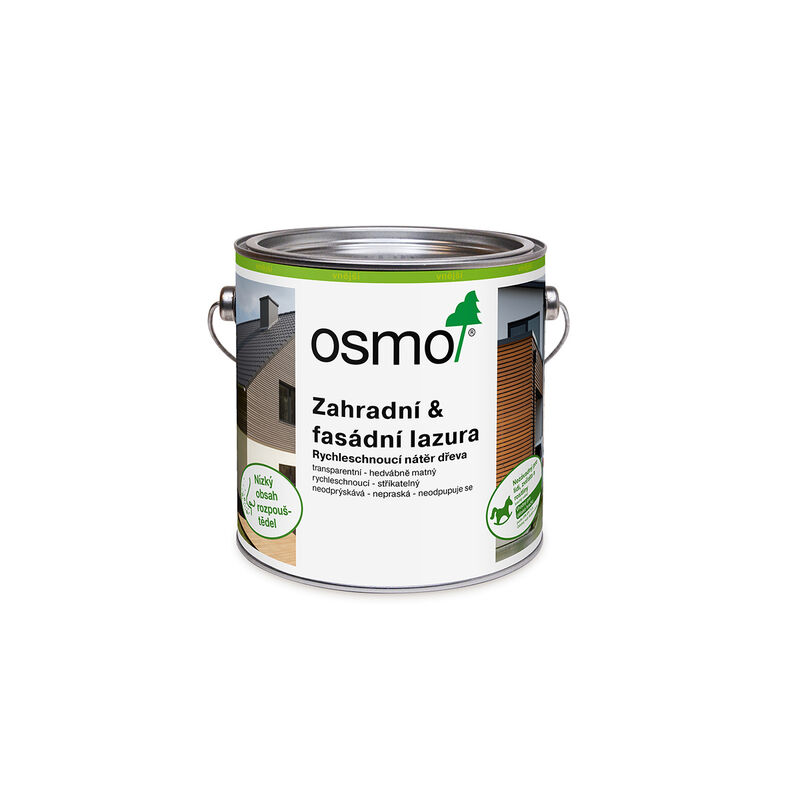 7255 Zahradní & Fasádní lazura Bazaltově šedá 2,5 l