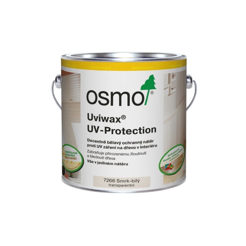 7266 UVIWAX smrk bílý 2,5 l