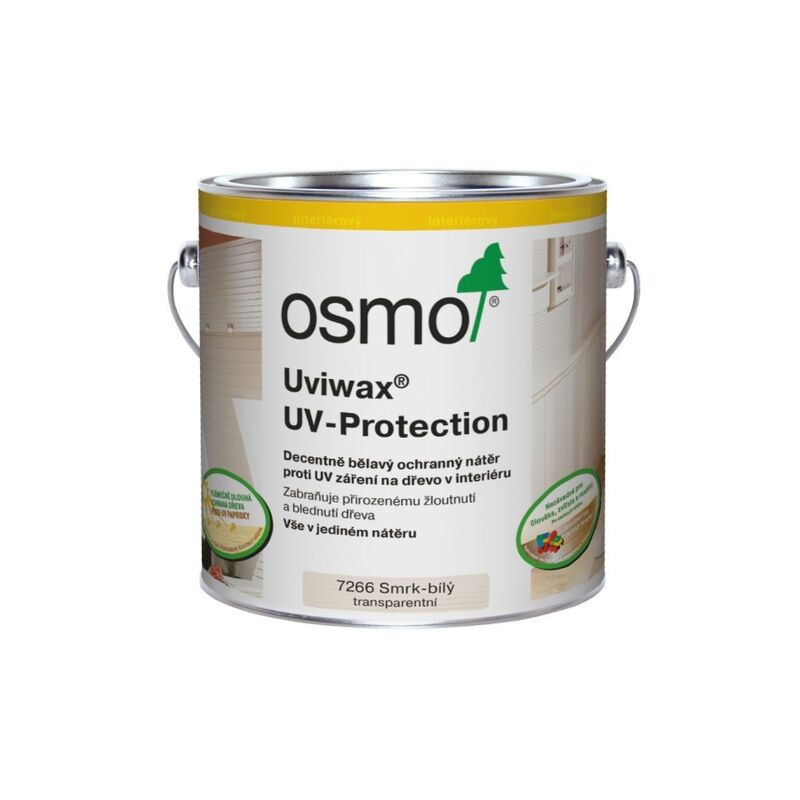 7266 UVIWAX smrk bílý  2,5 l
