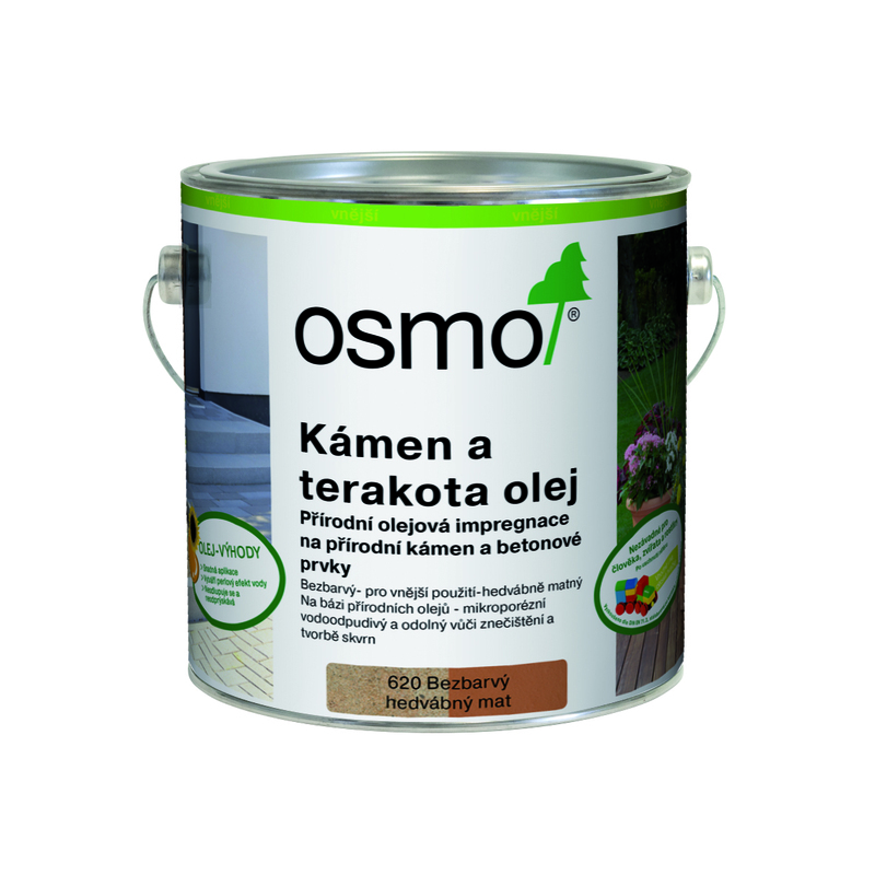620 Kámen a terakota olej, bezbarvý 2,5 l