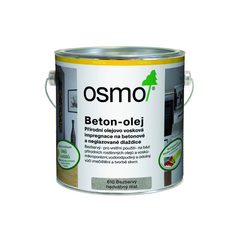 610 Beton olej, bezbarvý 2,5 l