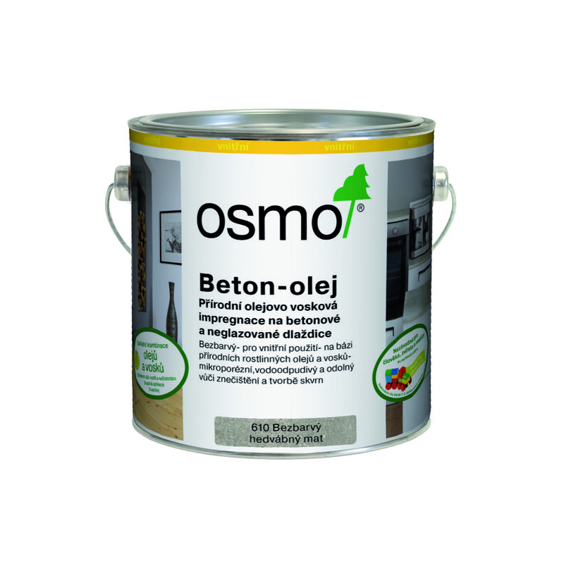 610 Beton olej, bezbarvý 2,5 l
