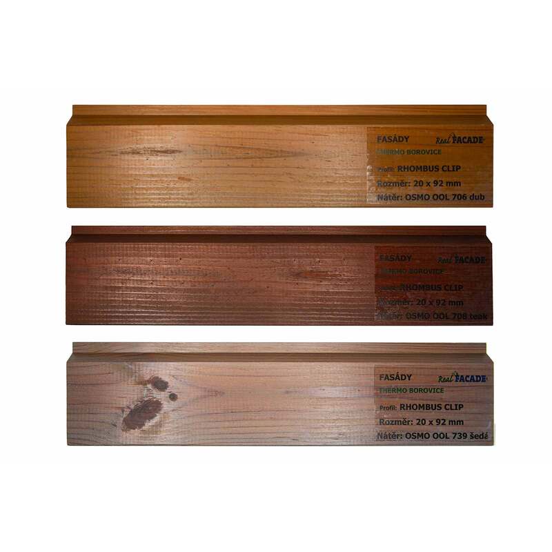 Thermo borovice, Rhombus Clip 19x92x3000