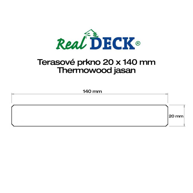 Thermo jasan 20x140x3000 mm