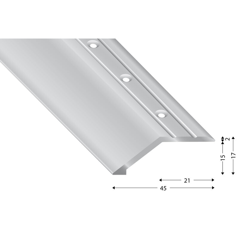 Vyrovnávací přechodový profil Merbau samolep. 90 cm