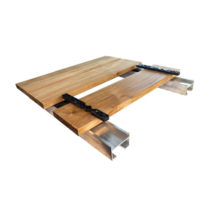 Terasová úchytka pro neviditelné připojení, sada 200ks+800 vrutů