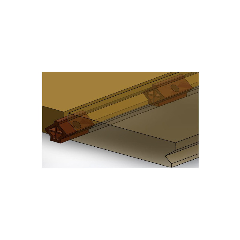 Thermo jasan Clip hladký 20x140x1200