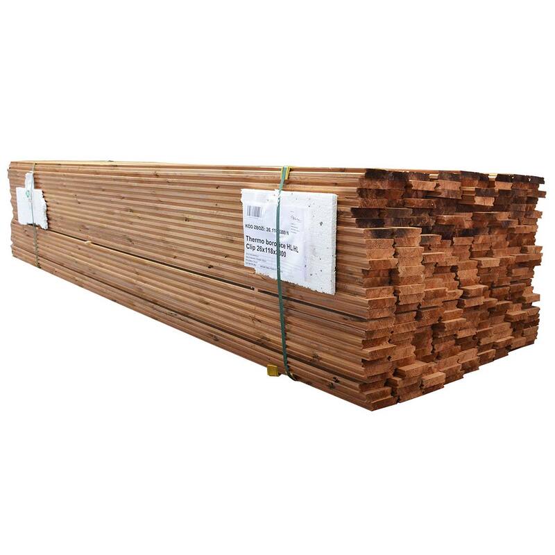 Thermo borovice Clip 26x118x4200mm