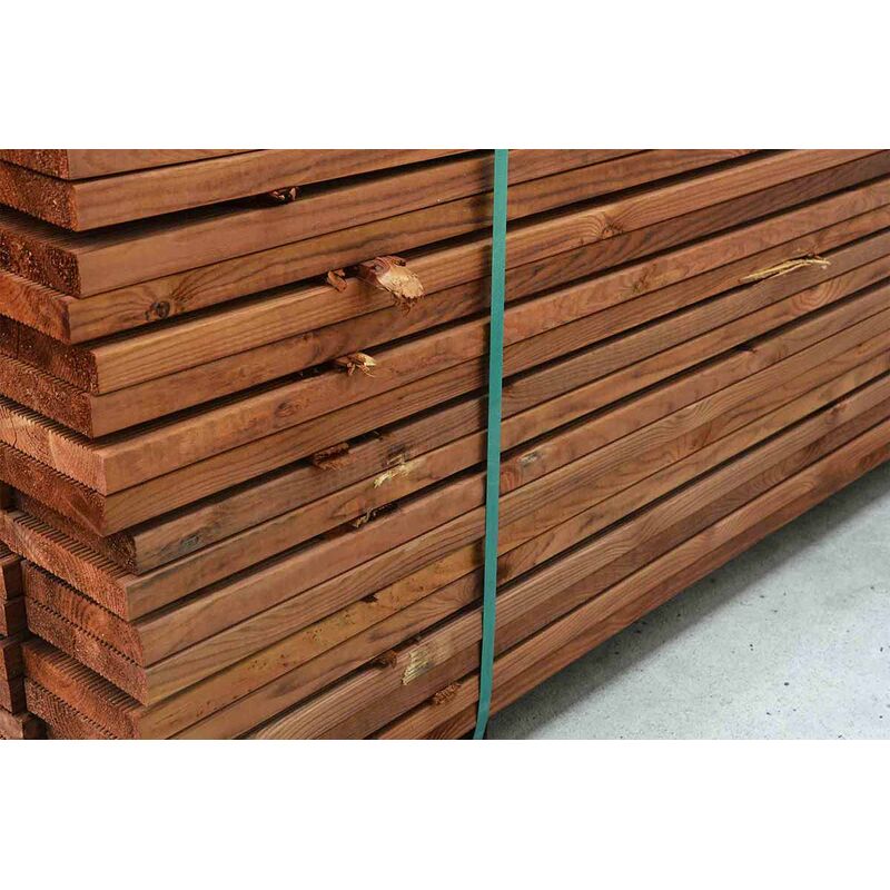 Finská borovice, tlak. impregnace (hnědá) 28x146x4200