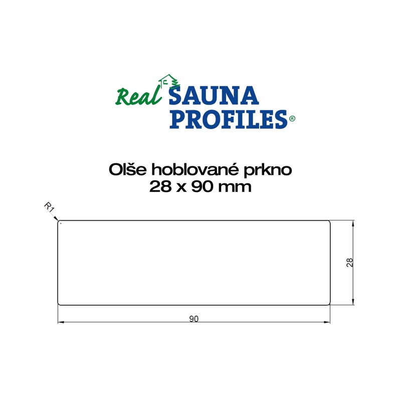 Olše SHP A 28x90x2100