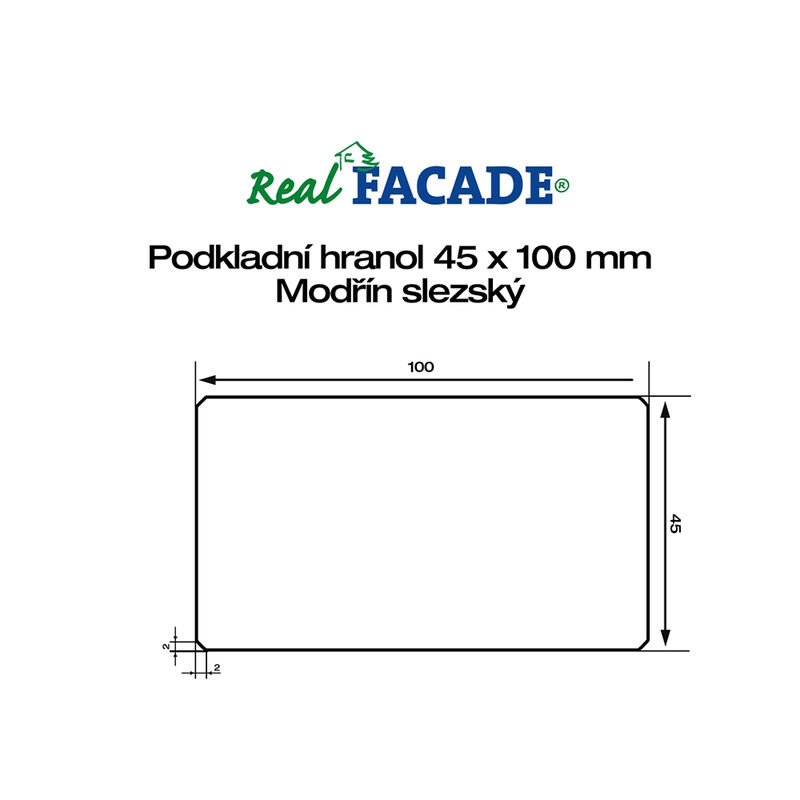 Slezský modřín/Hranol 45x100x4000mm