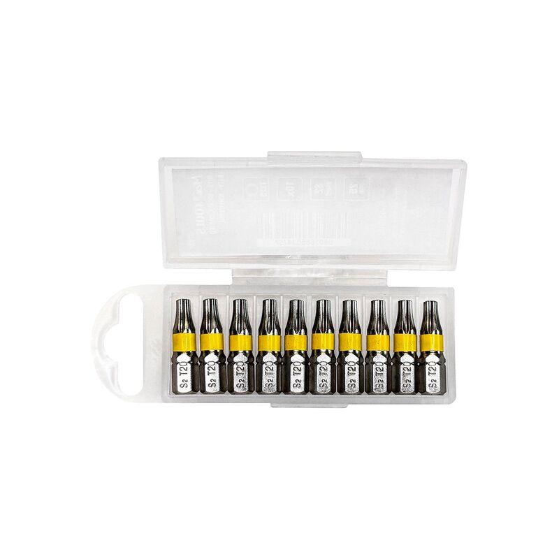 Bity niklované 25mm/TX20, 10 ks/bal