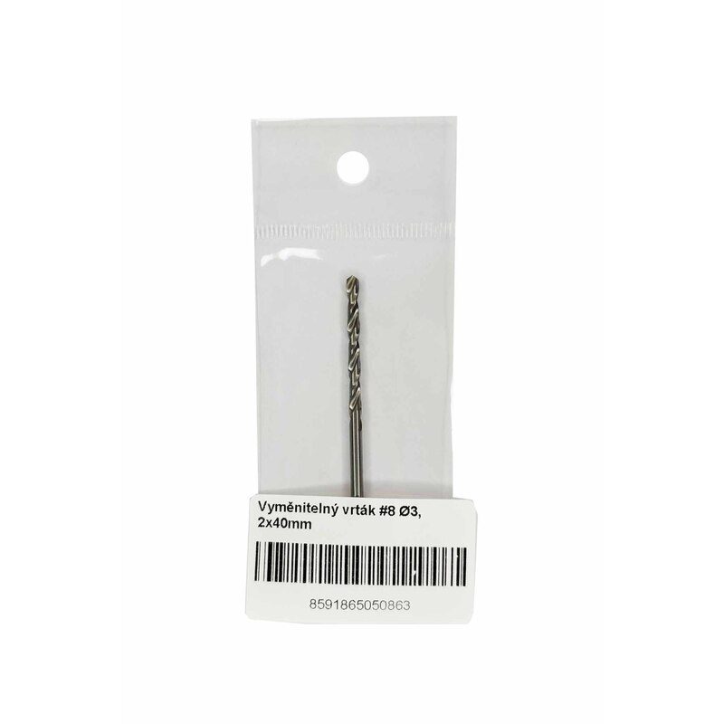 Vyměnitelný vrták #8 Ø3,2x40mm