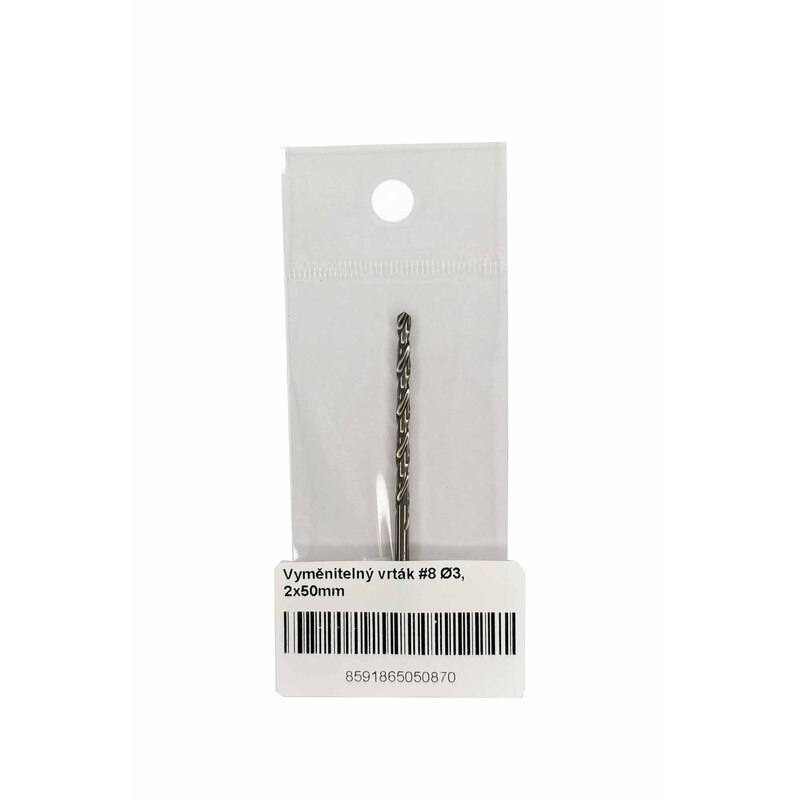 Vyměnitelný vrták #8 Ø3,2x50mm
