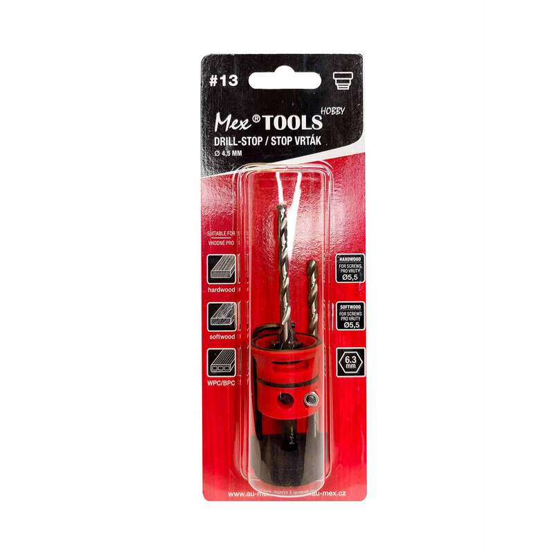 Stop vrták #13 FLAT Ø4,5mm