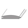 Smrk srubový profil 21x144x4200 mm