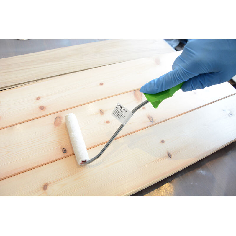 Sada na natírání nábytku a palubek: vana 10 cm + váleček s držákem