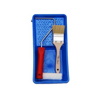 Sada na natírání nábytku a palubek: vana 10 cm + váleček s držákem + štětec