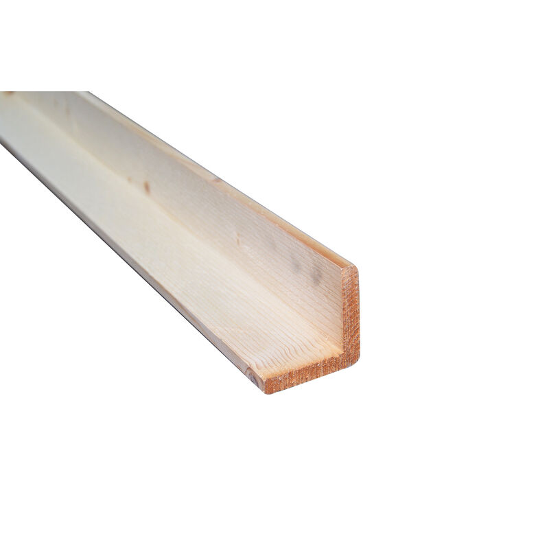 Smrková rohová úhlová lišta 57x57x2700mm