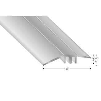 Vyrovnávací profil Buk tmavý 90 cm, 9 mm