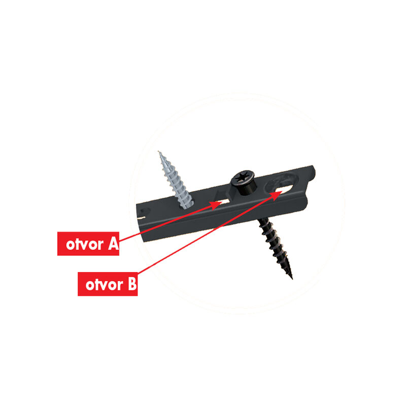 Klip fasáda RAUTE 130X22/3xvrut, 300 ks/balení