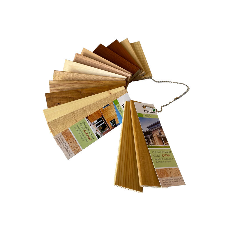 Vzorník barev - UV ochranné oleje