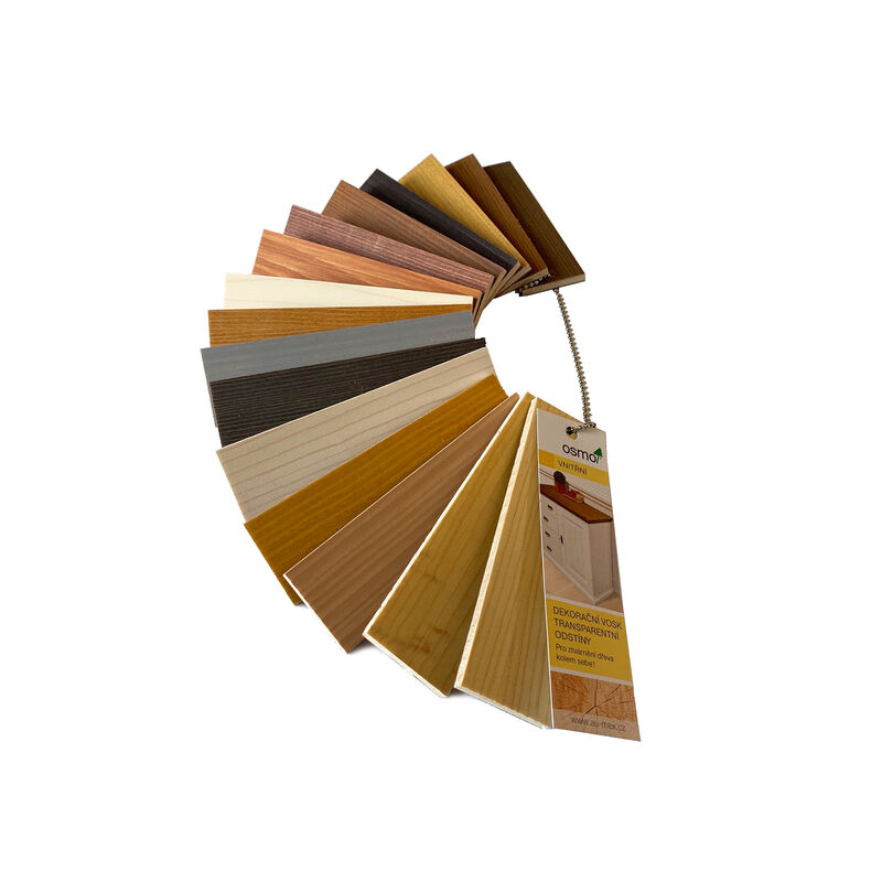 Vzorník barev - Dekorační vosk transparentní