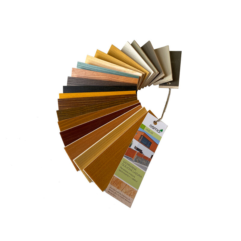 Vzorník barev - Ochranná olejová lazura