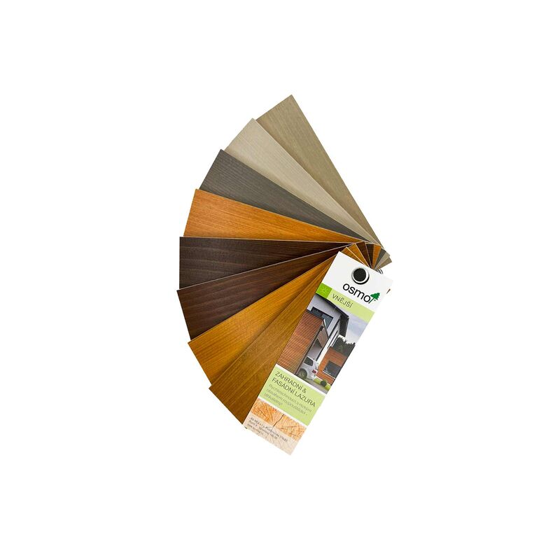 Vzorník barev - Zahradní & Fasádní lazura