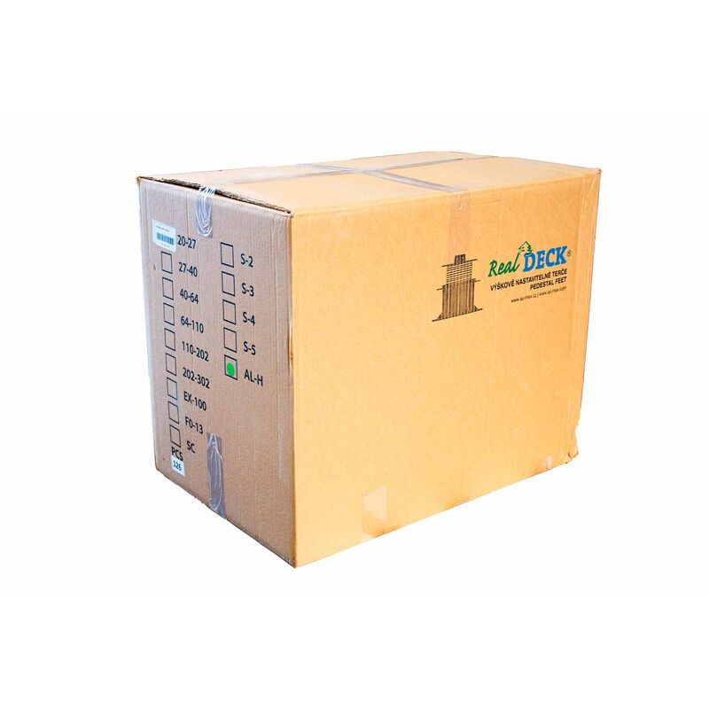 Výškově nastavitelný terč pod terasy AP 21-27 mm