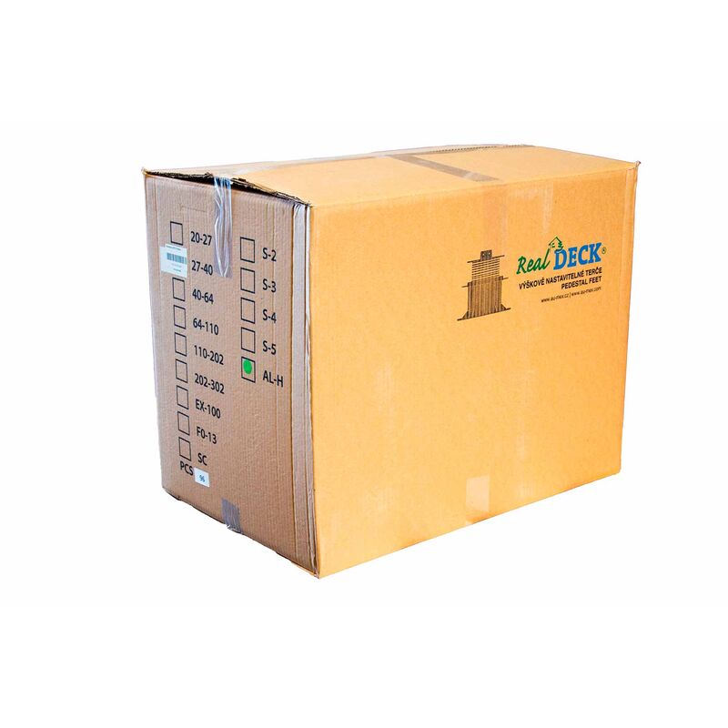 Výškově nastavitelný terč pod terasy AP 27-40 mm