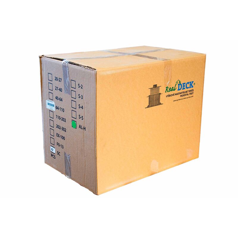 Výškově nastavitelný terč pod dlažbu/dřevo APS 64-110mm