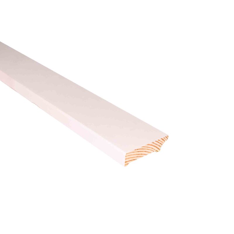 Lišta smrk/masiv bílá 13x50x2400