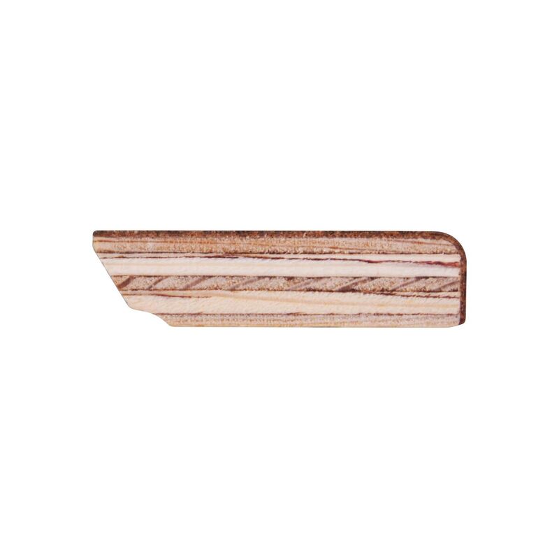 Lišta teak/dýha 13x50x2400