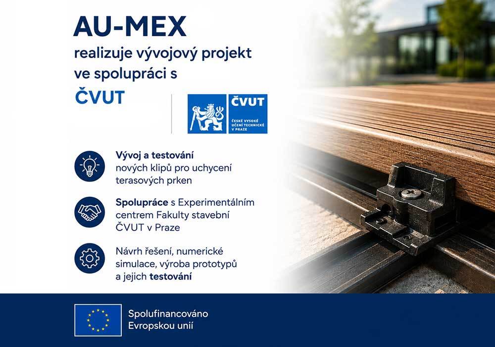 AU-MEX realizuje vývojový projekt ve spolupráci s ČVUT