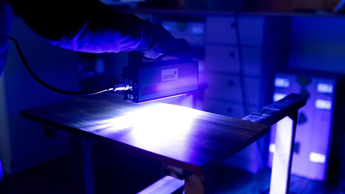 Osmo LED Smart-Oil: Suchý povrch během několika sekund