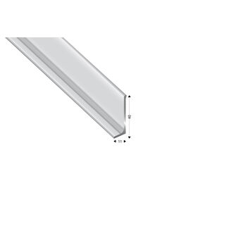 Obvodová lišta Alu stříbrná 1,4x40x2700