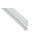 Obvodová lišta Alu stříbrná 1,4x40x2700