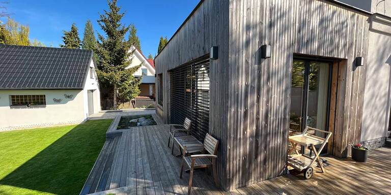 Fasády REAL FACADE ze dřeviny Thermowood borovice