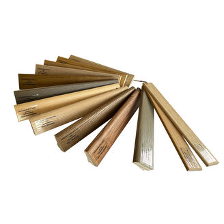 Vzorkovník podlahových lišt dýha/masiv