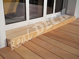 REAL DECK Garapa 22 x 145 mm hladká, ponecháno přírodní